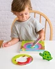 Drewniane puzzle z warstwami Apli Kids - Żółw 2+
