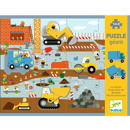 Puzzle kartonowe gigant PLAC BUDOWY DJ07167