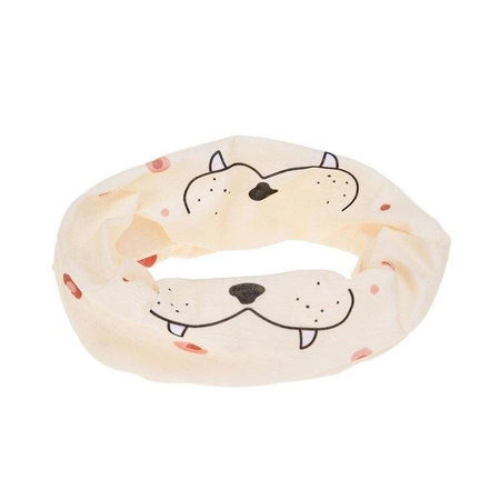 Lassig Wielofunkcyjna chusta komin Flexi Loop Leopard rose