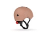SCOOTANDRIDE Kask S-M dla dzieci 3+ Mocha