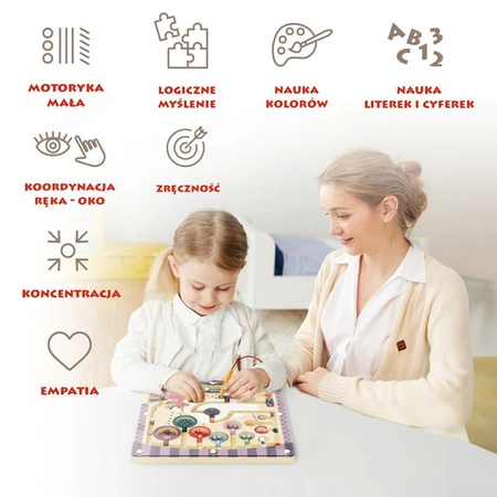 Fantastyczny jednorożec labirynt magnetyczny 36 mies.+ TOPBRIGHT