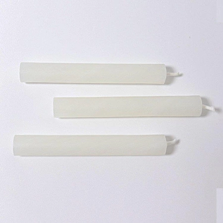 Świece z woskiem pszczelim (25%), 20 szt., kremowe, Grimm's