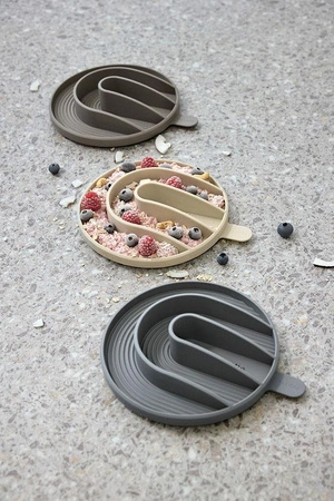 PALOPA Wkład do miski dla psa spowalniający silikonowy Yumo anthracite