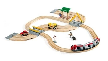 BRIO World Zestaw Drogowo-kolejowy