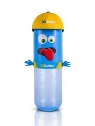 IQBottles, Bidon-butelka 2w1 Blue/Yellow cap