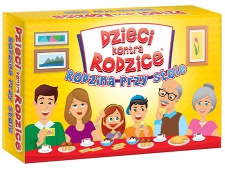 Gra Rodzina przy stole dzieci kontra rodzice