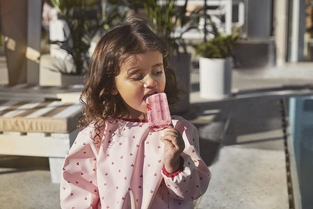 Elodie Details - Śliniak z długim rękawem - Sweethearts