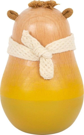 Zabawka dla niemowląt drewniana Wańka Wstańka Wydra z dzwoneczkiem 12332 Small Foot