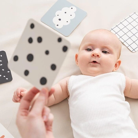 Done by Deer Karty Kontrastowe dla Niemowlaka 10 szt Elphee