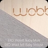Deska do balansowania Starter Transparent z filcem, Baby Mouse, Wobbel