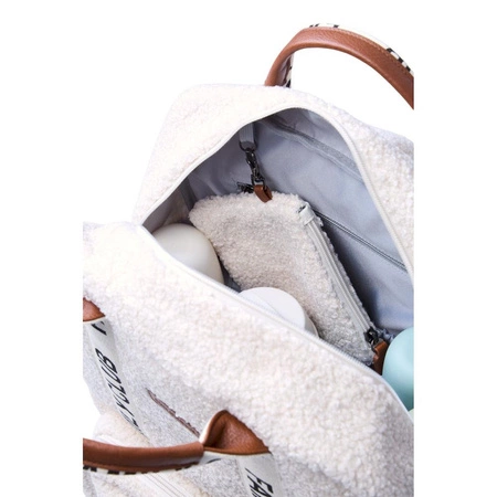 Childhome Plecak Family Club Signature Teddy Off white