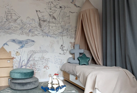 SKARB PIRATÓW Tapeta Malumi