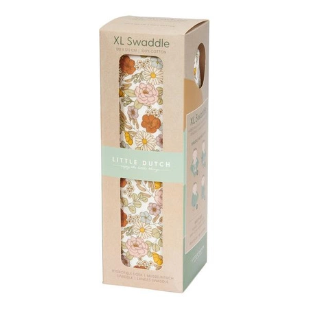 Little Dutch Otulacz 120 x 120 cm Vintage Little Flowers TE50402001