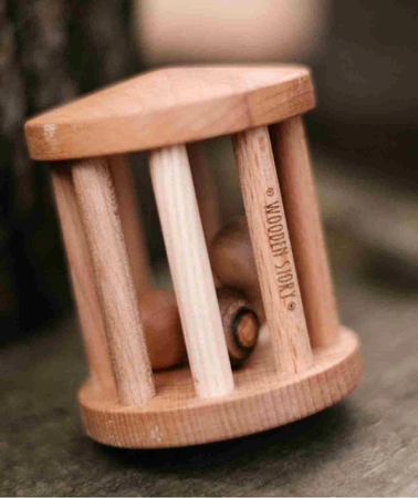 Drewniana Grzechotka Turkawka