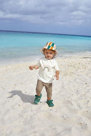 Lassig Dwustronny kapelusz przeciwsłoneczny UV80 Splash & Fun Fale pink/nature, rozm. 50/51