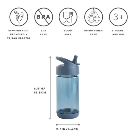 3 Sprouts Bidon dla Dziecka 350ml Recycled Blue