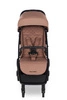 Easywalker Jackey Kompaktowy, samoskładający się wózek spacerowy z torbą transportową Pecan Brown
