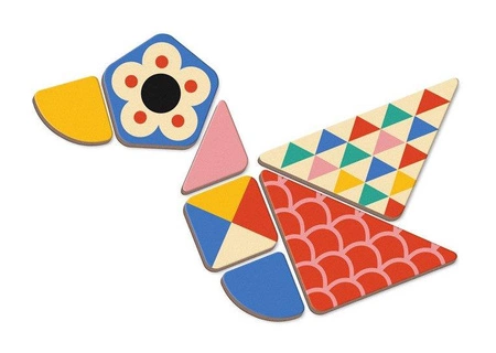 Magnetyczna układanka Kształty Magnetibook, Janod