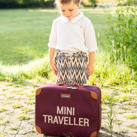 Childhome Walizka dziecięca Mini traveller Aubergine