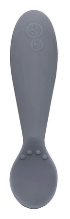 EZPZ Komplet pierwszych naczyń silikonowych First Foods Set szary