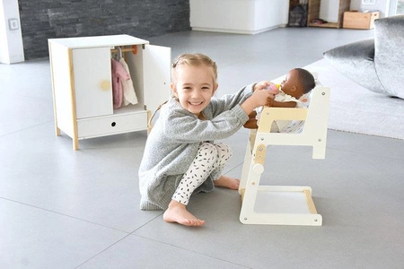 Krzesełko dla lalek 2w1 Little Button Small Foot 11814