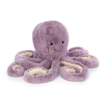 JellyCat - Ośmiornica Maya  Lawendowa 75 cm