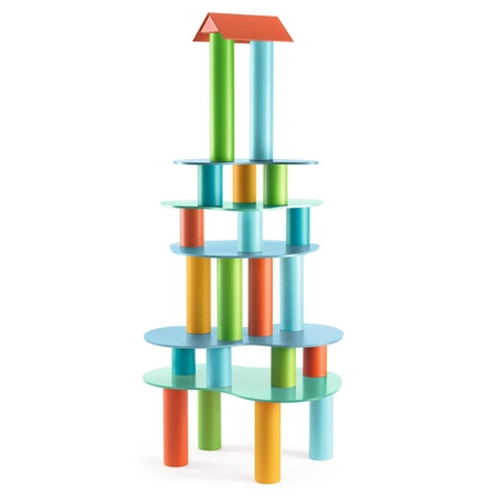 Tekturowe klocki konstrukcyjne TUBULO DJ08350