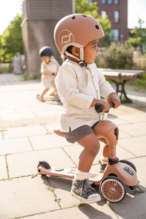 SCOOTANDRIDE Kask XXS-S dla dzieci 1-5 lat Mocha