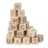 Klocki drewniane z literami Micki 36 Premium