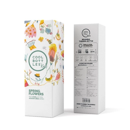 Cool Bottles Butelka termiczna Kids 260 ml Triple cool Spring flowers