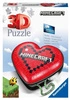 Ravensburger Puzzle 3D Serce Minecraft 54 el.