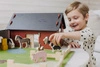 Farma drewniana w stylu szwedzkim czerwona Micki