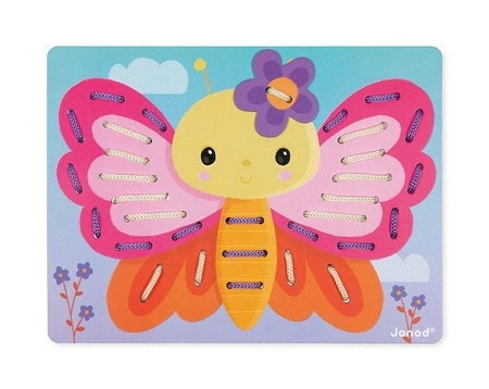 Zabawka manipulacyjna – przeplatanka Zwierzątka, Janod