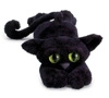 Pluszowy, smukły kotek Black, 104140-Manhattan Toy Lanky Cats
