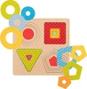 Układanka dla dzieci Warstwowa geometria 57705-Goki, puzzle drewniane