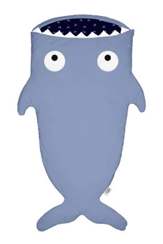 Baby Bites Śpiworek light Shark (2-6 l) Bikes Slate Blue