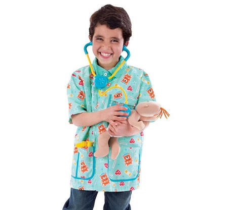 Strój dla dzieci Pielęgniarka lekarz i lalka 18519 Melissa & Doug przebieranie odgrywanie ról