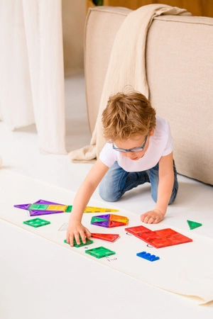 COBLO, magnetyczne klocki konstrukcyjne Basic 100 + 10 brokat GRATIS EDYCJA LIMITOWANA