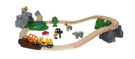 BRIO World Kolejka Drewniana Safari