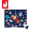 Janod Puzzle w walizce Rakieta kosmiczna 54 elementy 5+