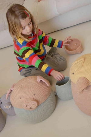 Kosz Mini Peggy the Pig, Lorena Canals