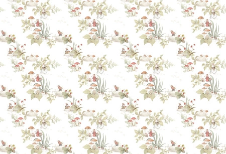 VINTAGE MOUSE - 'Leśne Myszki' Tapeta Malumi