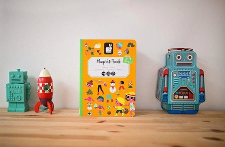 Magnetyczna układanka 4 pory roku Magnetibook, Janod