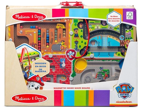 Drewniany labirynt magnetyczny z różdżką Psi Patrol 2 Melissa and Doug 33331-MD