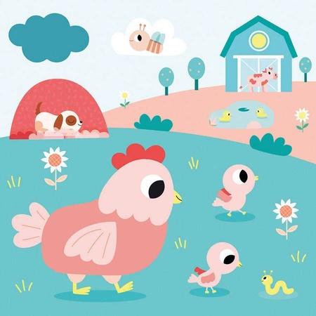 Multizestaw kreatywny 2-latka My arts & crafts Magiczny Filc 2+, Janod