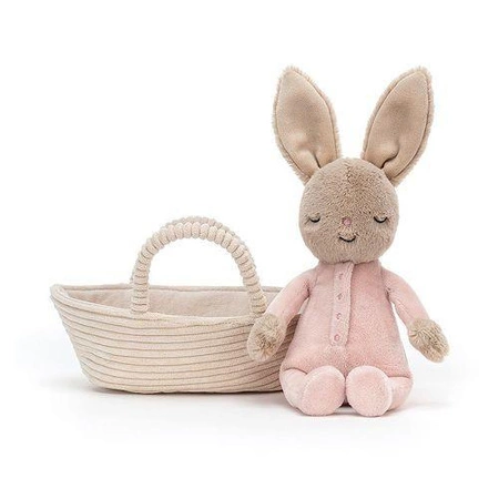 JellyCat - Króliczek w Koszyczku 19 cm