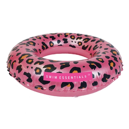 The Swim Essentials Koło do pływania 50 cm Rose Gold Leopard 2020SE470