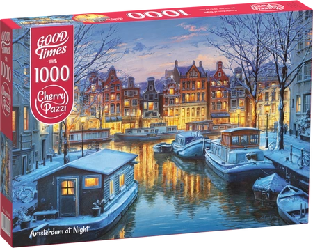 Puzzle 1000 CherryPazzi Amsterdam at Night 30264