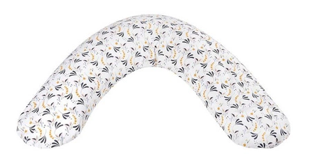 Beaba Ergonomiczna poduszka rogal dla kobiet w ciąży i karmiących Big Flopsy ™ Print Jersey Howell White