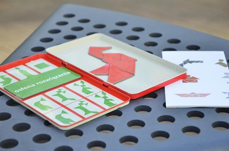 Gra magnetyczna The Purple Cow - Tangram